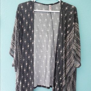 Mud Black/Tan Kimono